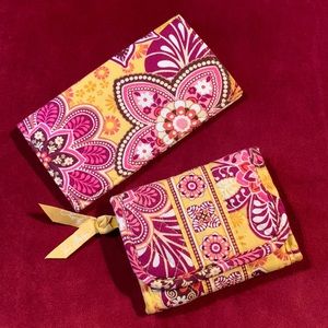 NWOT VERA BRADLEY WALLET & CHECKBOOK/BILL HOLDER
